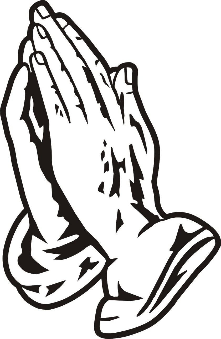 841x1291 Glamorous Praying Hands Coloring Page Home