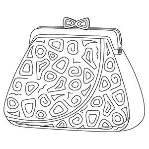 300x300 For Purse Coloring Page