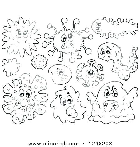 450x470 Washing Hands Coloring Page Germ Coloring Page Germs Coloring