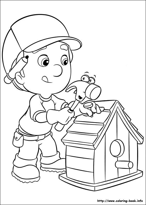567x794 Handy Manny Coloring Picture Coloring And Activities