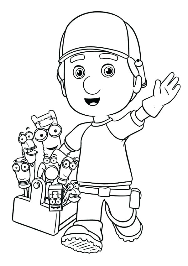 600x849 Handy Manny Coloring Pages Beautiful Handy Coloring Pages Free