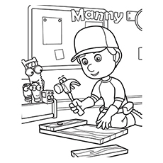 230x230 Top Free Printable Handy Manny Coloring Pages Online