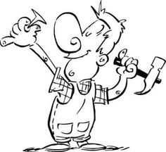 236x216 Clown On Tricycle Circus Clowns Color Page Coloring Pages