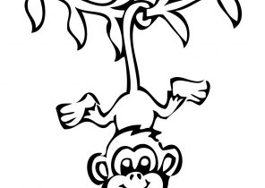 296x210 Monkey Coloring Pages