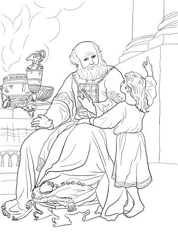 360x480 Hannah And Samuel Coloring Page Click To See Printable Version