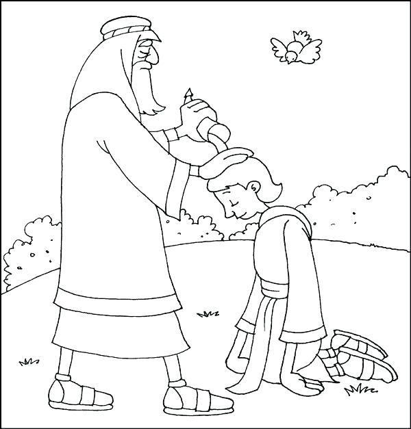 600x627 Samuel Coloring Page Kids Coloring Page From Whats In The Bible
