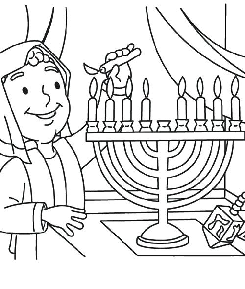 500x589 Hanukkah Coloring Coloring Sheets Mesmerizing Coloring Pages