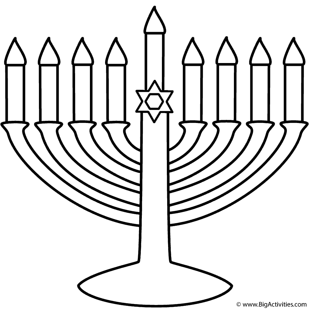 1000x1000 Menorah With Happy Hanukkah