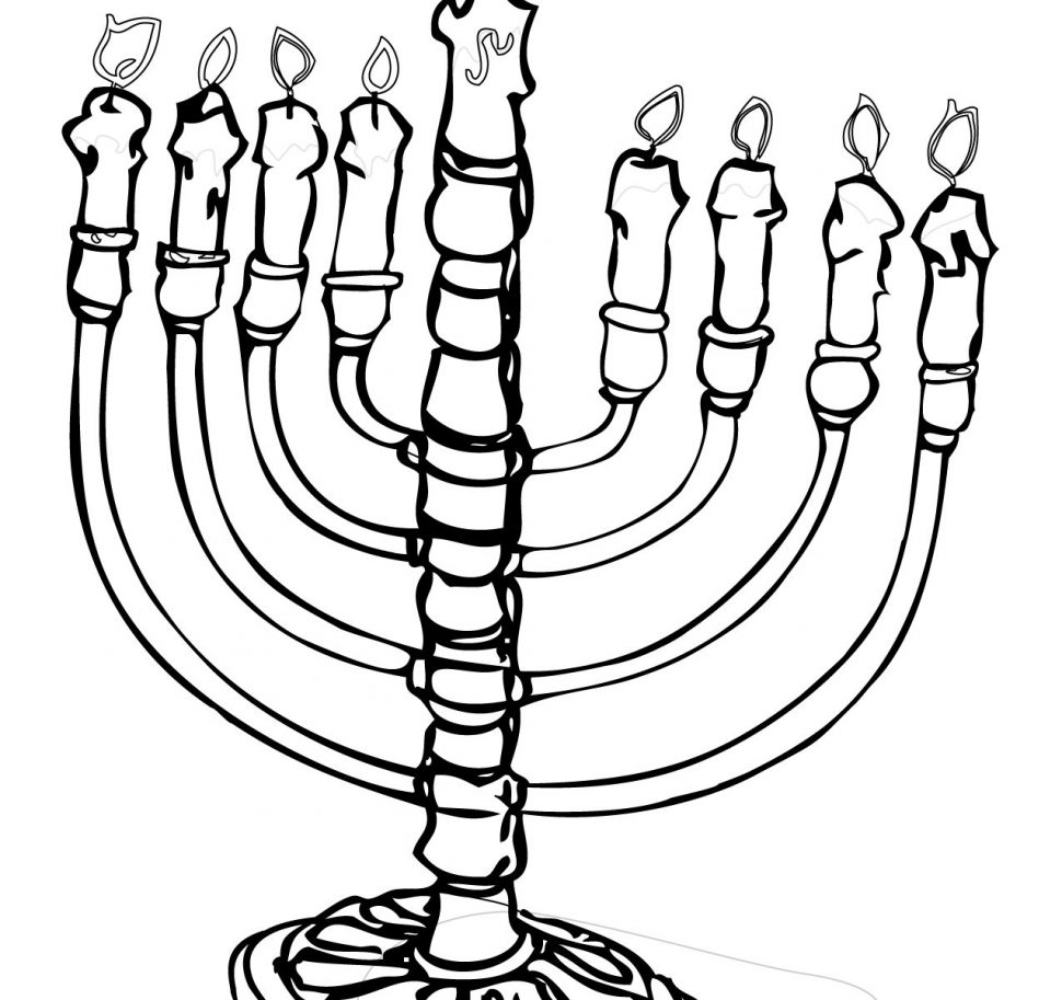 970x913 Surging Hanukkah Pictures To Color Hanukkah Co