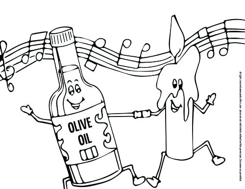 500x386 Hanukkah Coloring Pages Printable