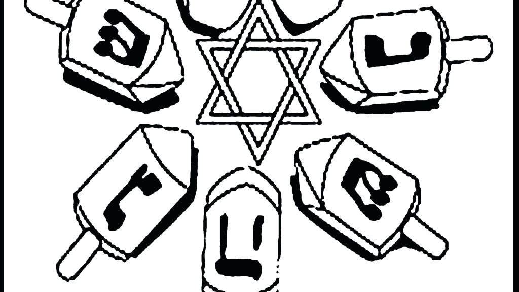 1024x576 Hanukkah Candles Coloring Pages Kids Coloring Happy Coloring Page
