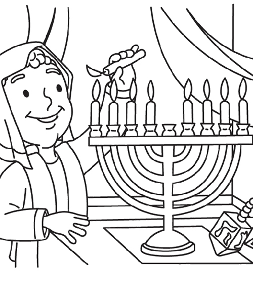 500x589 Hanukkah Coloring Pages Free Coloring Pages For Kids