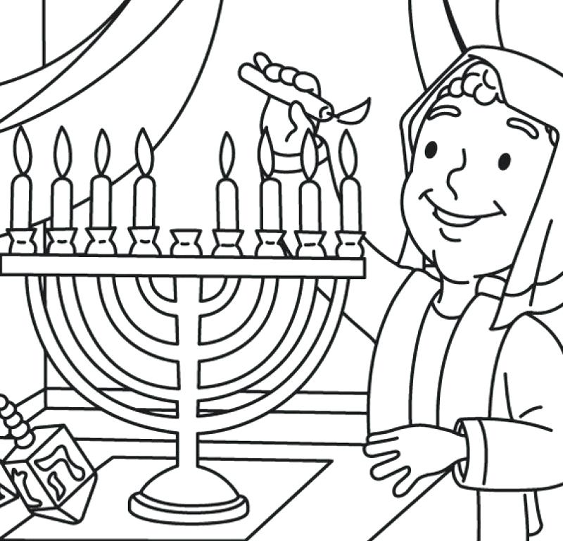 800x768 Chanukah Coloring Pages Coloring Page Happy Hanukkah Coloring