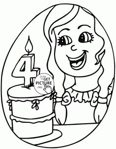 236x301 Coloring Pages Happy Birthday This Year Old Birthday Girl Is