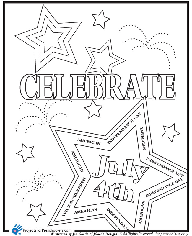 650x800 Happy Of July Coloring Pages