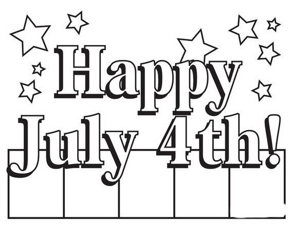 570x441 Independence Day Coloring Pages