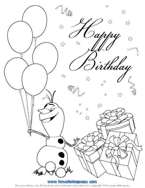 489x633 Coloring Pagesbirthday Card Birthday Coloring Pages Birthday