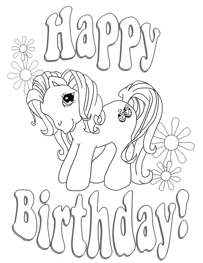 670x867 Happy Birthday Coloring Page Happy Birthday Coloring Pages