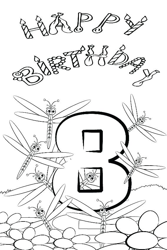 567x850 Happy Birthday Coloring Sheet Coloring Sheets For Your Birthday