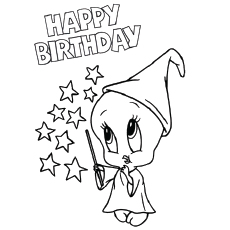 230x230 Happy Birthday Aunt Coloring Pages The Tweety Birthday Page