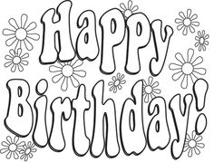 236x179 Happy Birthday Coloring Pages With Balloons For Kids Coloring