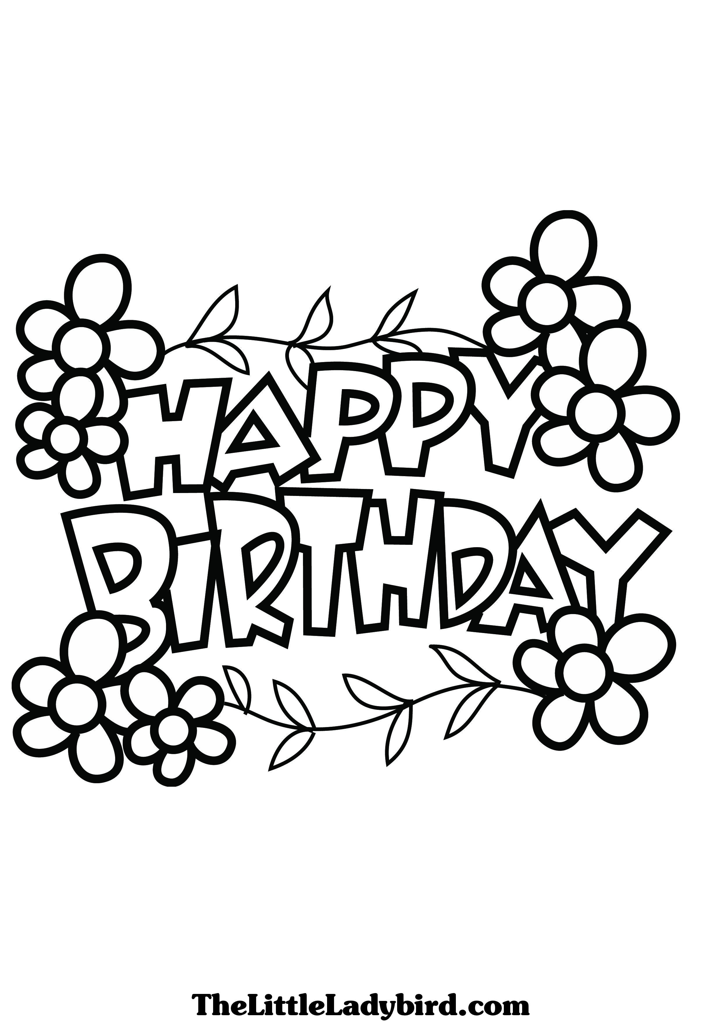 2480x3508 New Coloring Pages Happy Birthday