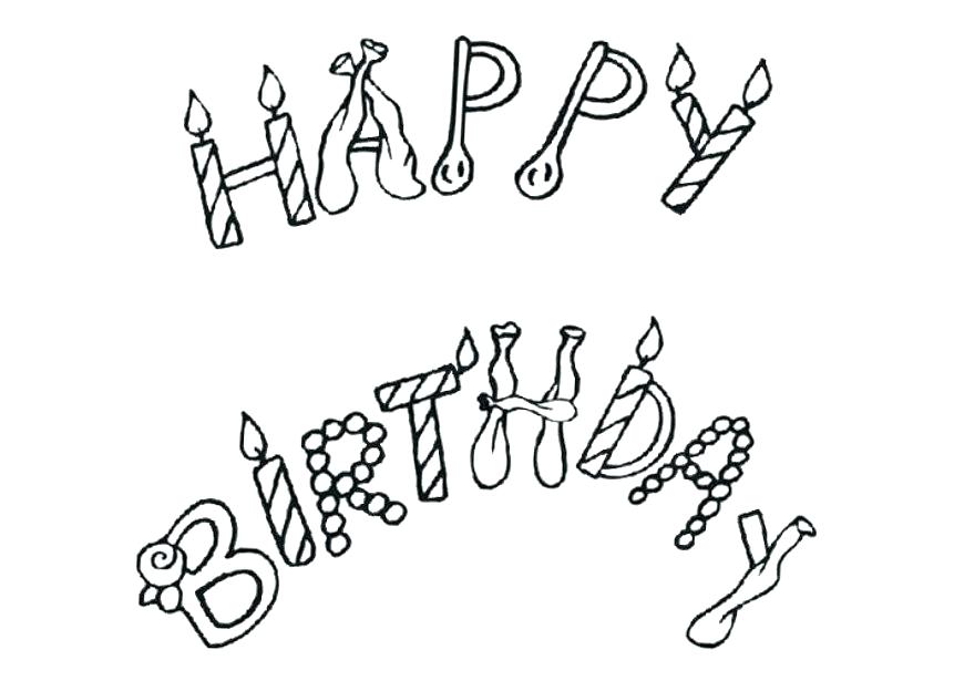861x615 Free Printable Happy Birthday Daddy Cards Coloring Pages