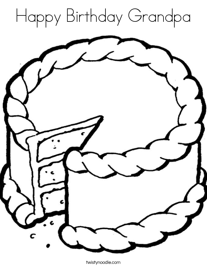 685x886 Happy Birthday Card Coloring Pages