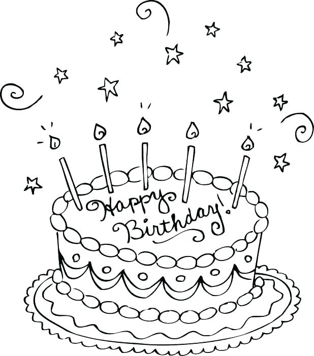 618x701 Birthday Cards Coloring Pages Amazing Happy Birthday Cards