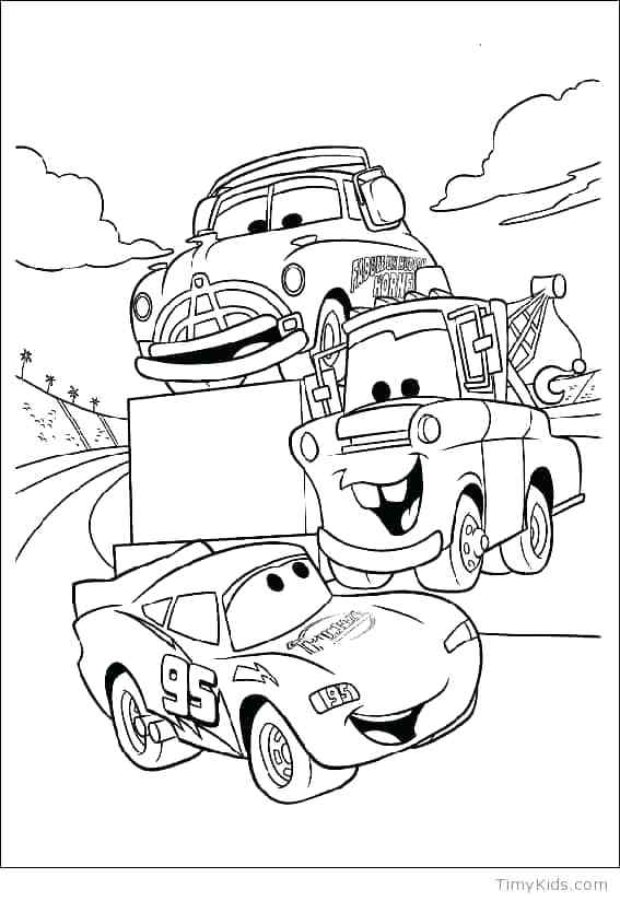 567x824 Happy Birthday Coloring Pages Disney Birthday Coloring Pages Cars