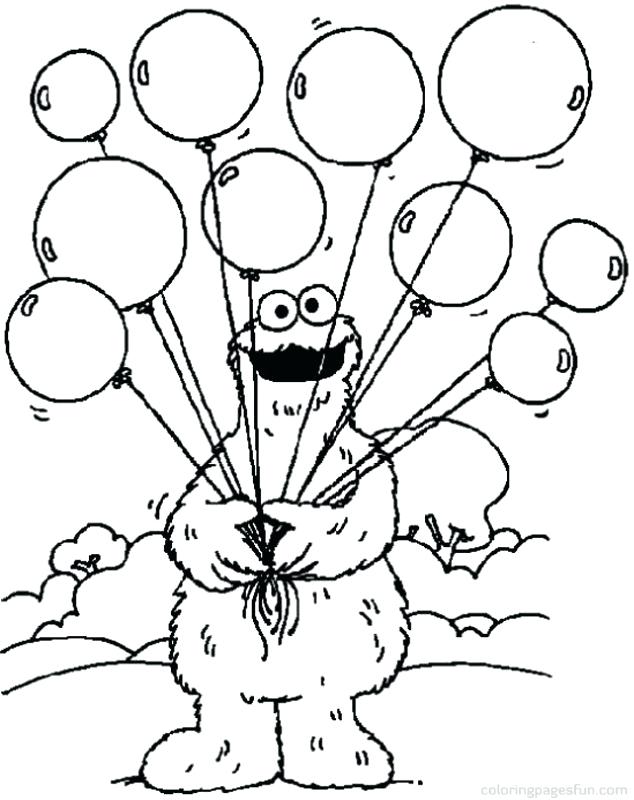 634x800 Sesame Street Happy Birthday Coloring Pages