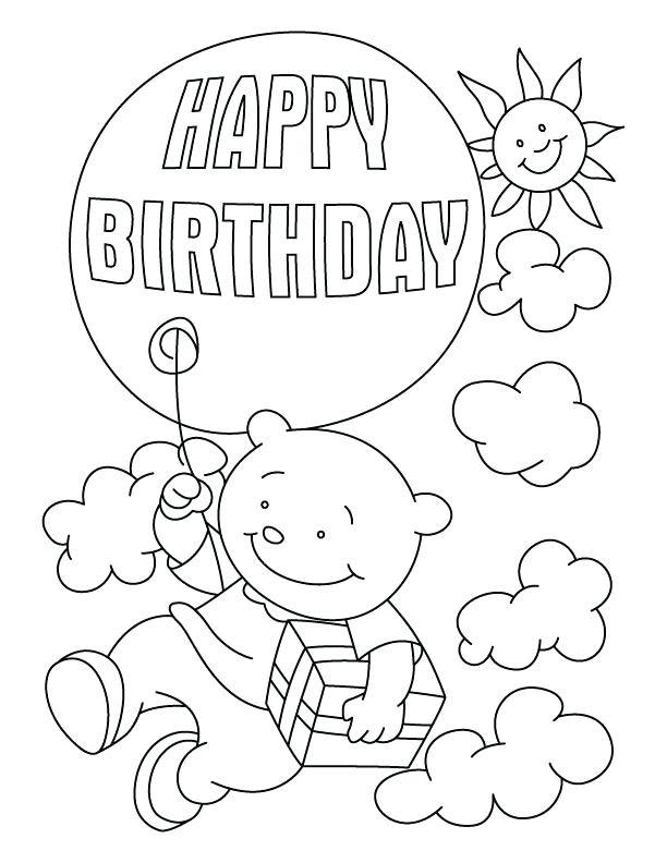 612x792 Hello Kitty Happy Birthday Printable Coloring Pages Happy Birthday