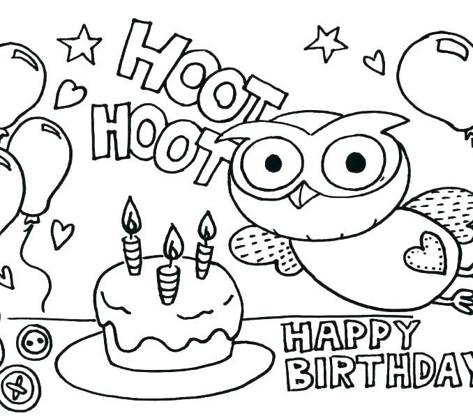 678x600 Happy Birthday My Little Pony Coloring Page Free For Kids Fun