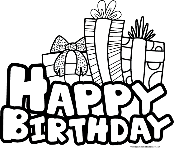 559x477 Happy Birthday Coloring Pages Pictures To Color And Print