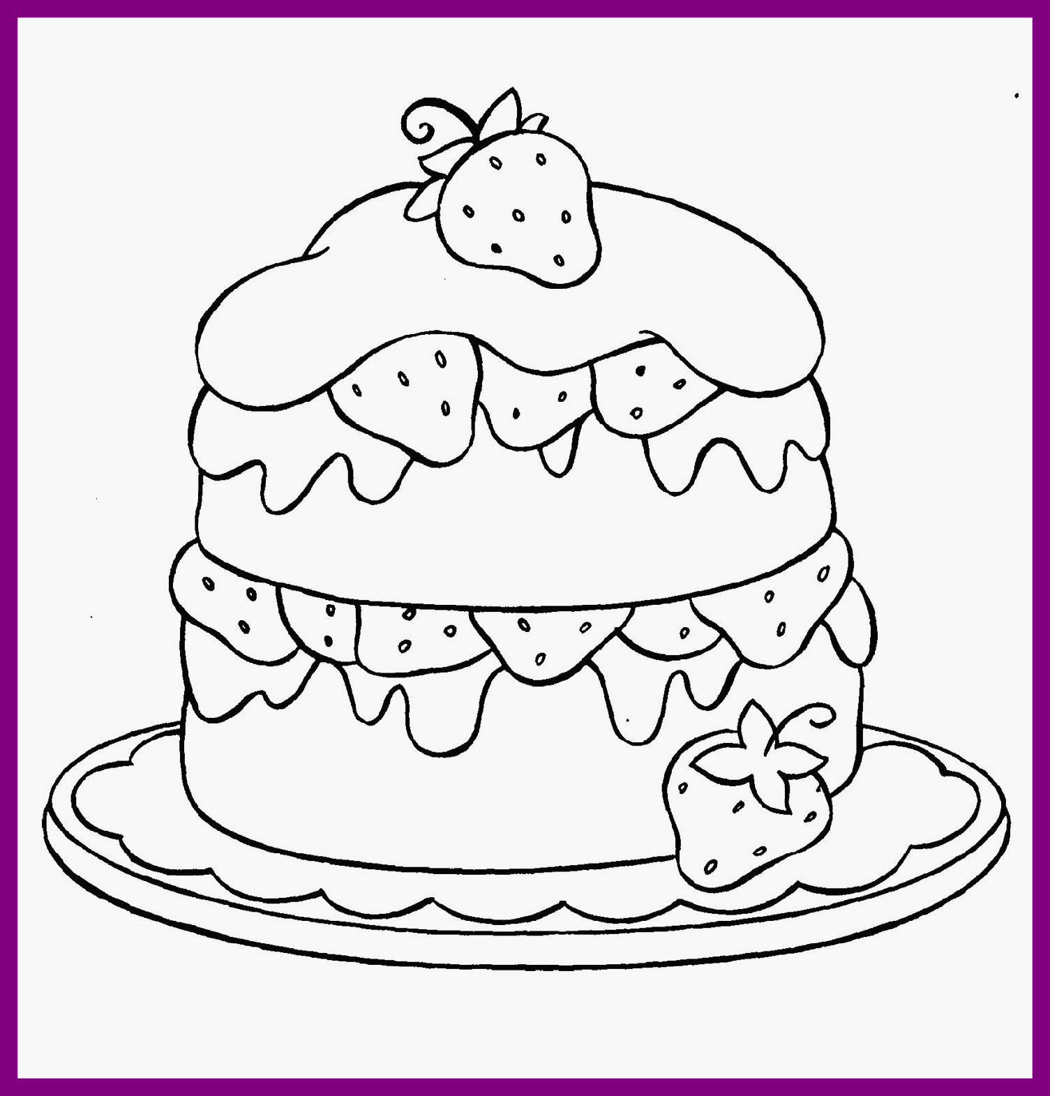 1505x1571 Astonishing Cupcake Coloring For Kids Happy Birthday Of Cat Page