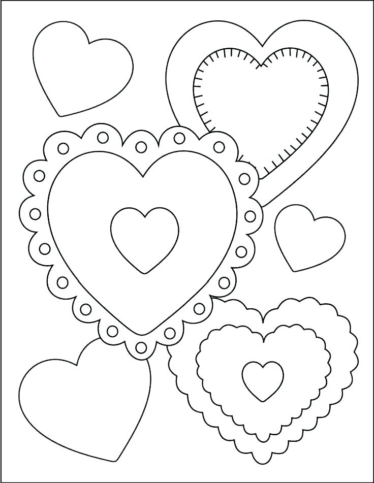 736x951 Happy Birthday Grandma Coloring Sheets Valentines Day Pages Free