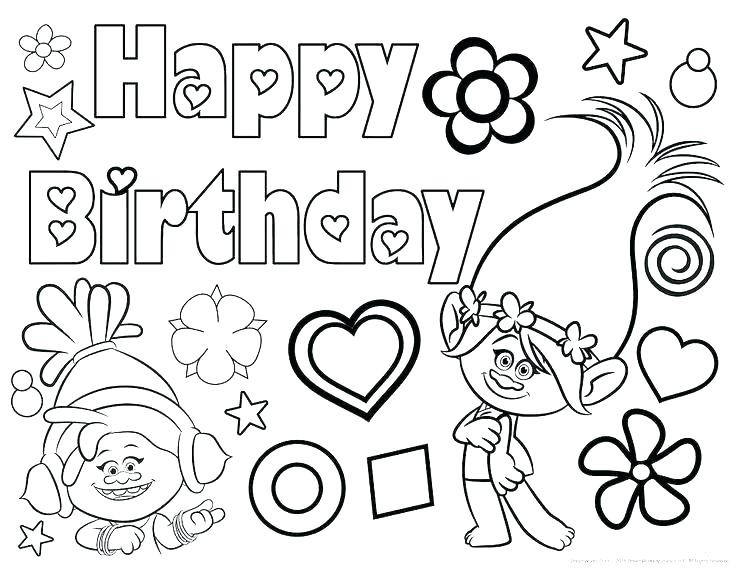 736x568 New Happy Birthday Grandma Coloring Pages Happy Birthday Coloring