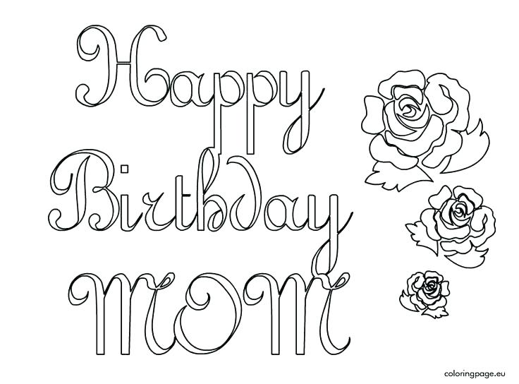 736x544 Printable Happy Birthday Coloring Pages Luxury Printable Happy