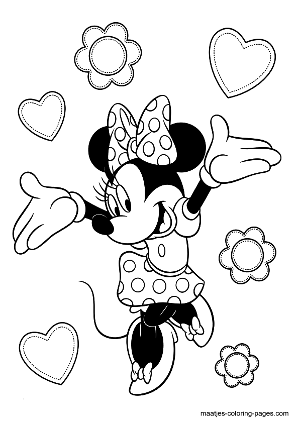 595x842 Free Minnie Mouse Birthday Printables Minnie Mouse Coloring