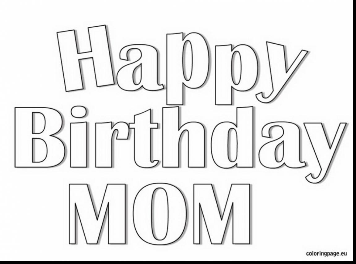 1152x853 Happy Birthday Mommy Coloring Pages
