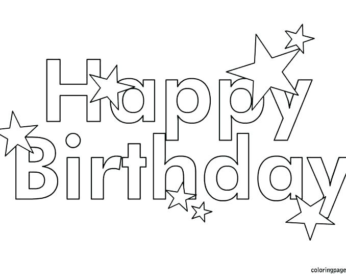 678x544 Happy Birthday Mom Coloring Page Happy Birthday Mom Free Coloring