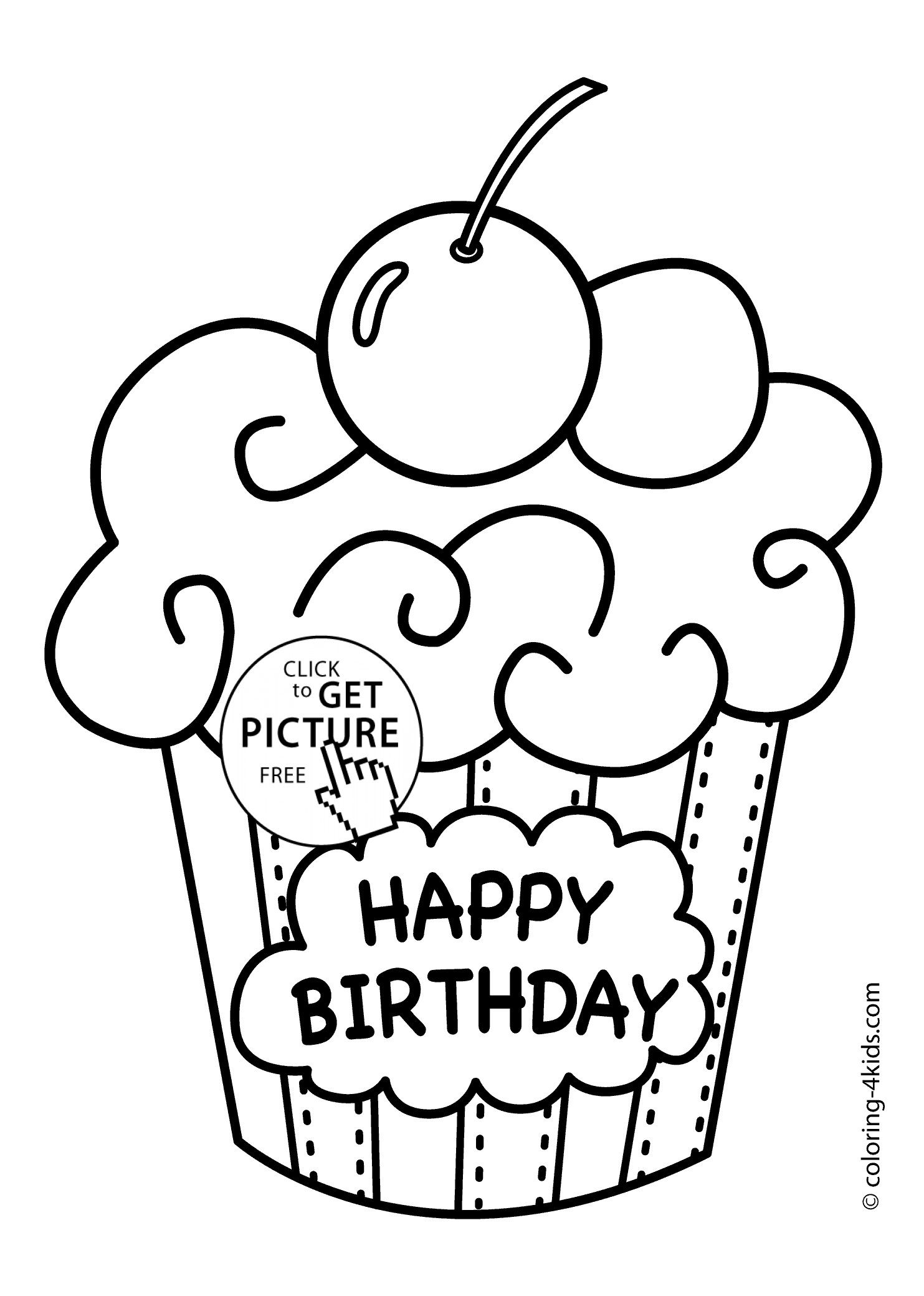 1483x2079 Happy Birthday Mommy Coloring Pages To Print
