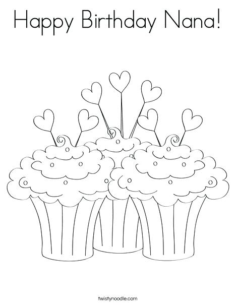 468x605 Coloring Pages Birthday
