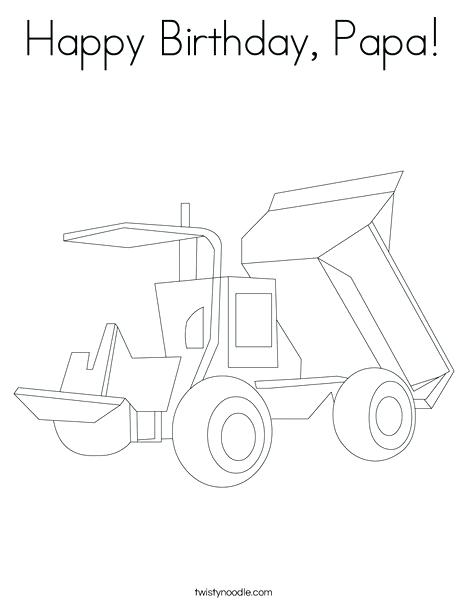 468x605 Happy Birthday Papa Coloring Pages