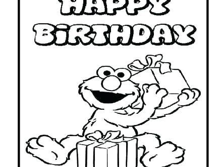 440x330 Elmo Printable Coloring Pages Birthday Coloring Pages Happy