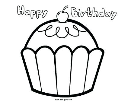 391x338 Printable Birthday Coloring Pages As Well As Like This Item