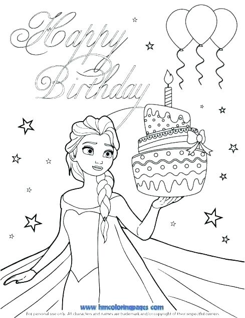 489x633 Happy Birthday Coloring Pages For Sister Happy Birthday Brother