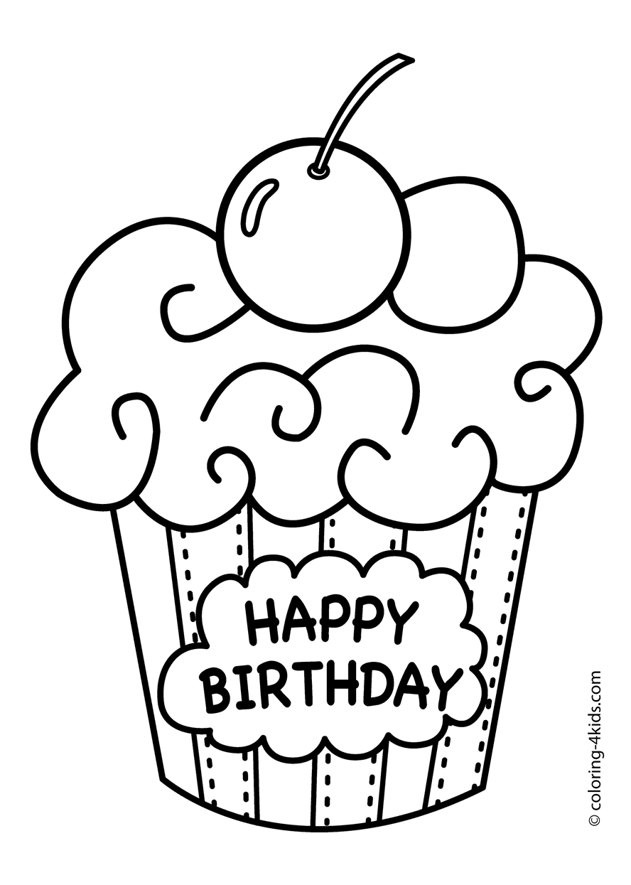 888x1245 Happy Birthday Coloring Pages Images Free Coloring Pages