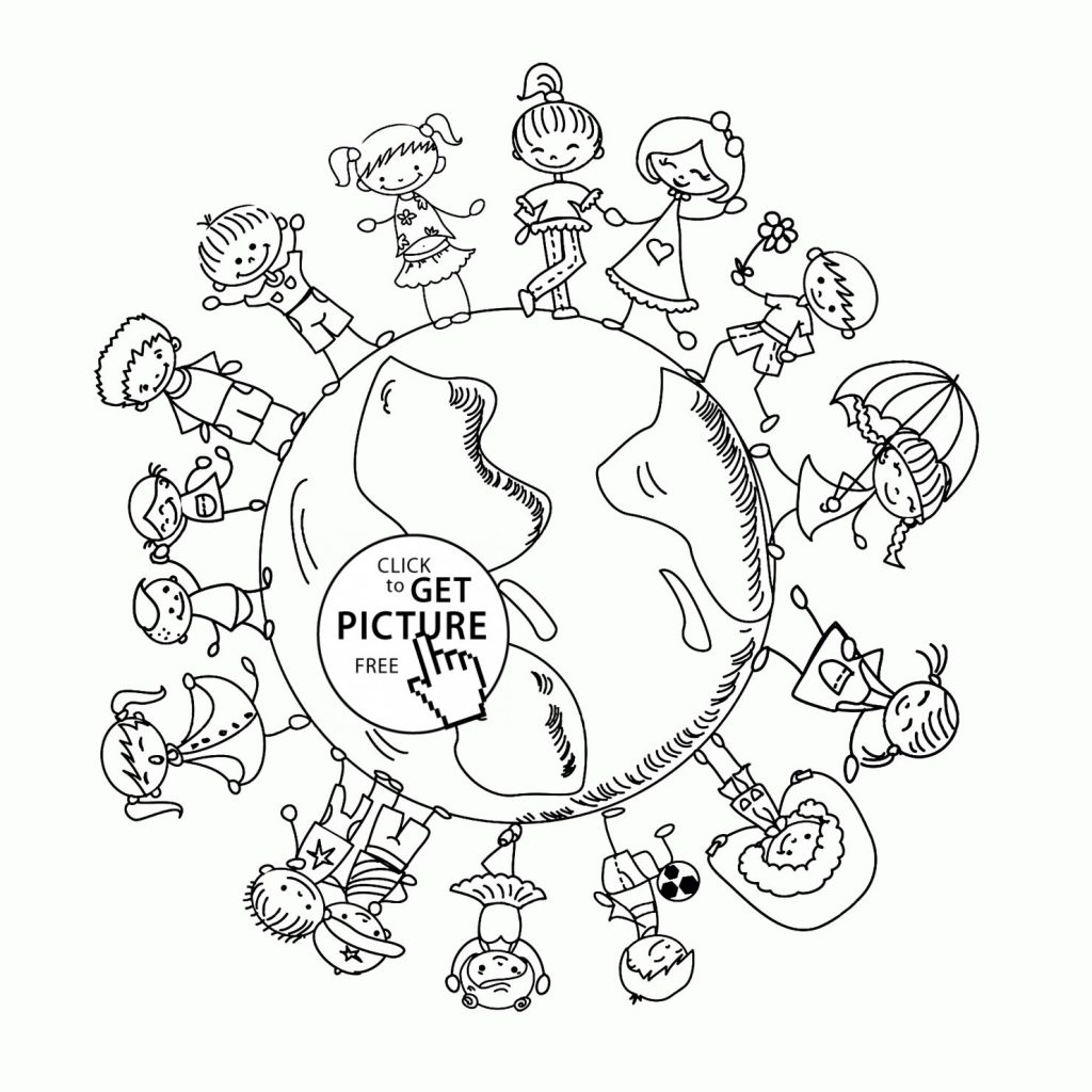 1024x1024 Coloring Pages Of The Earth To Print New Beauty Earth Earth Day