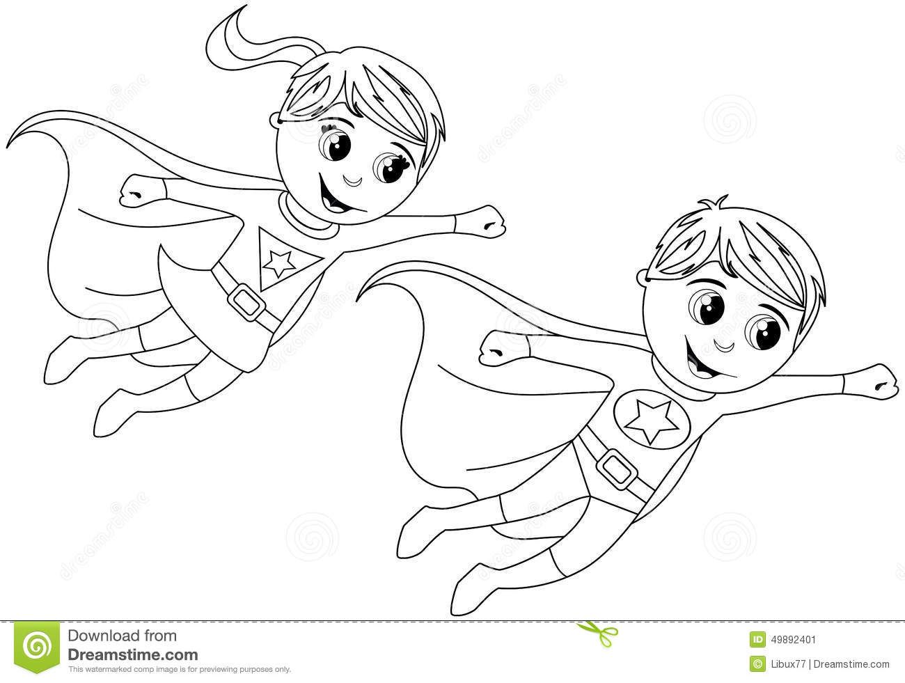 1300x981 Crammed Superhero Coloring Pages For Preschoolers Happy Kid Kids